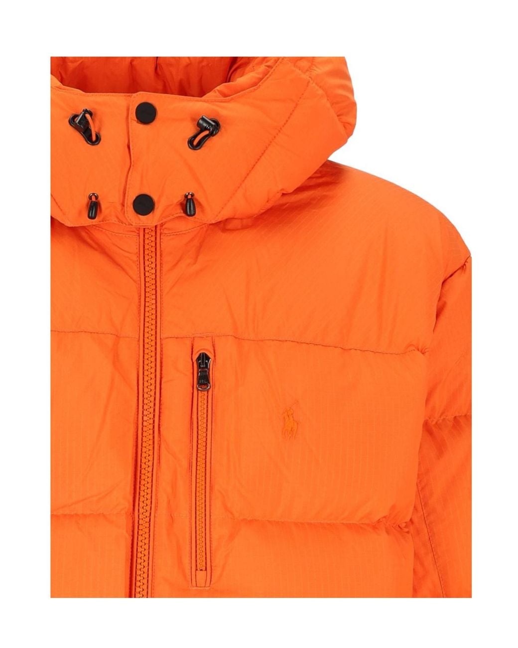 Polo Ralph Lauren Orange Long-Sleeved Padded Jacket for men