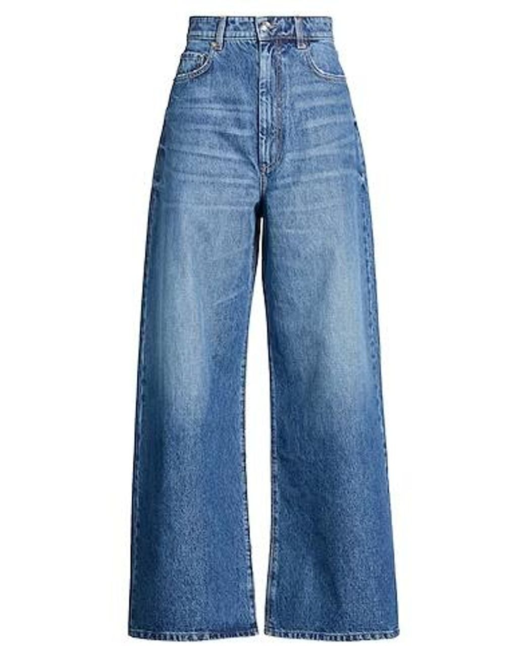Sportmax Blue Loose-Fit Jeans