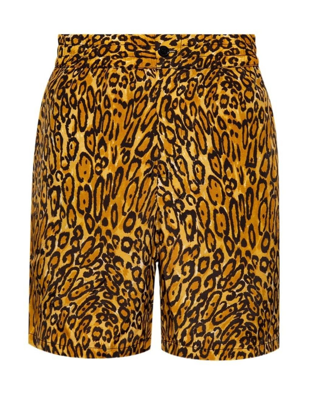 Moschino Yellow Pattern Shorts for men
