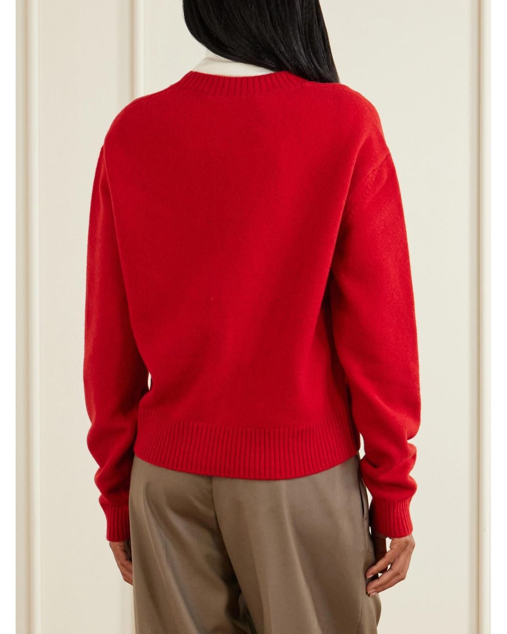 Rohe Red Classic Cardigan