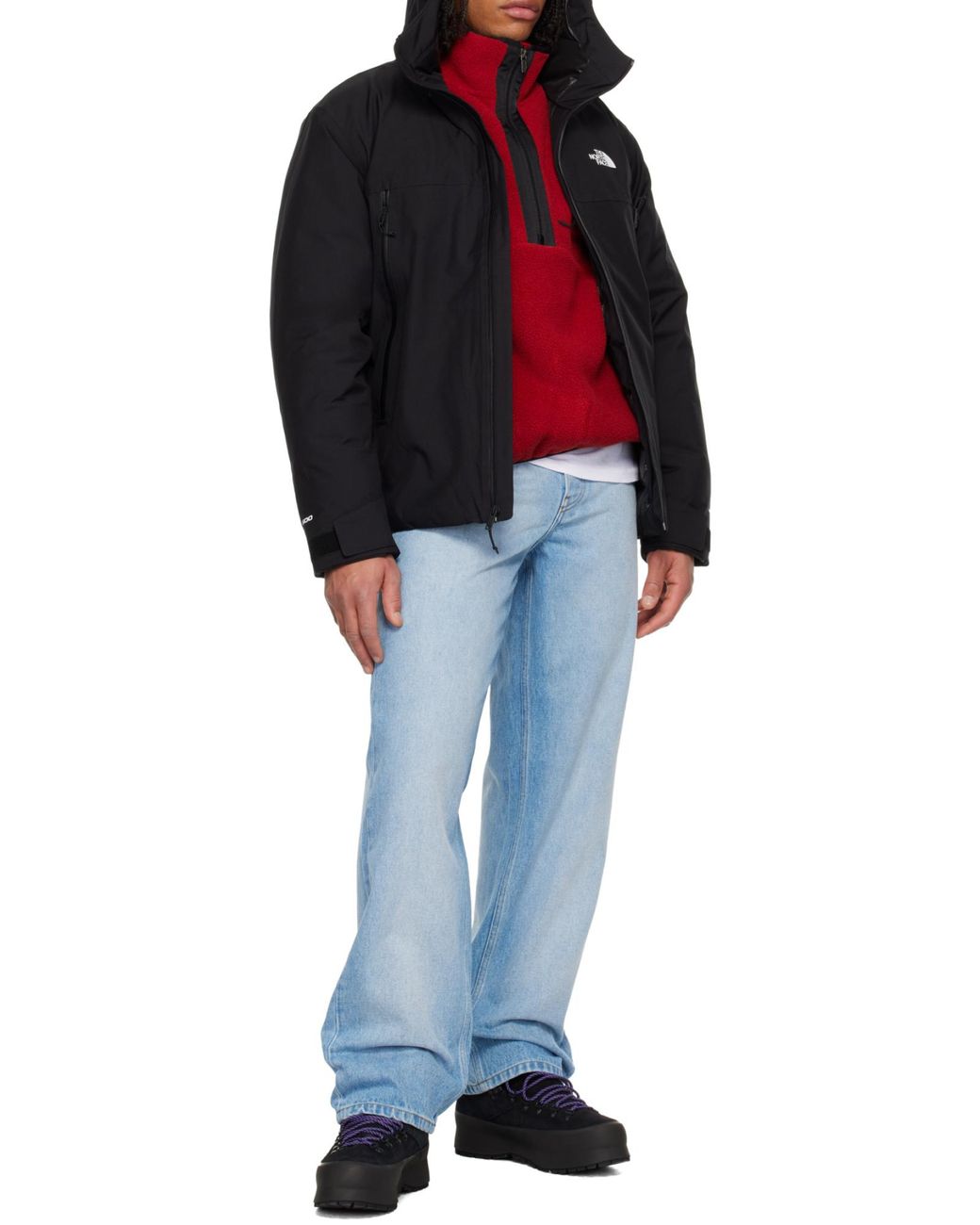 The North Face Black Range Down Hooded Jacket for men