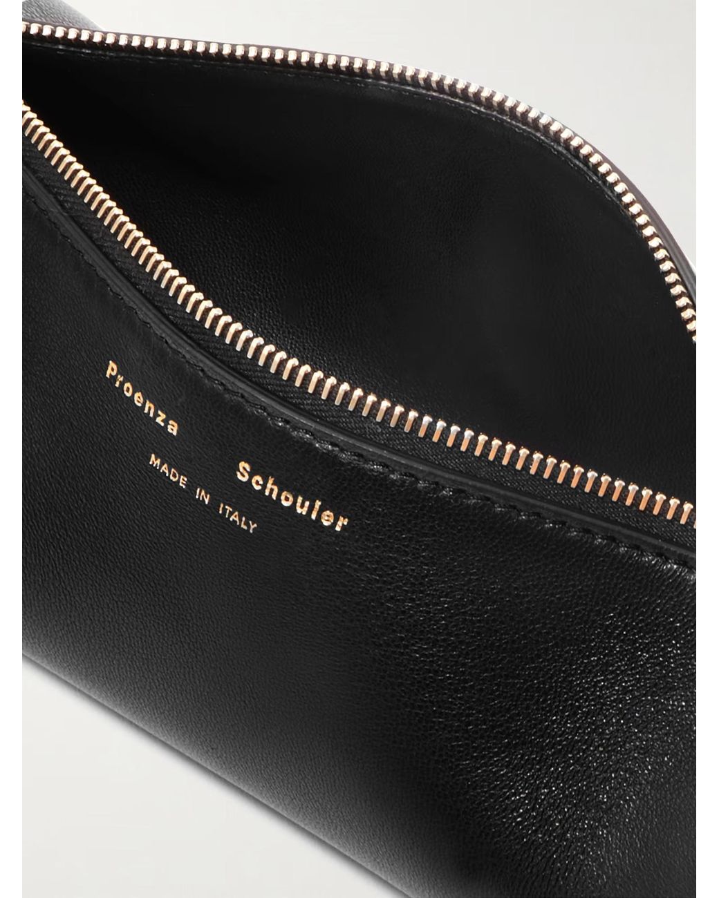 Proenza Schouler Black Silo Leather Shoulder Bag