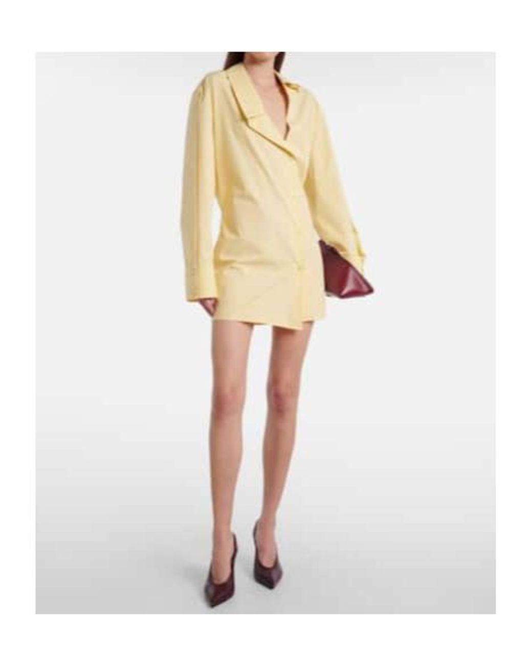 The Attico Natural Cotton Shirt Dress