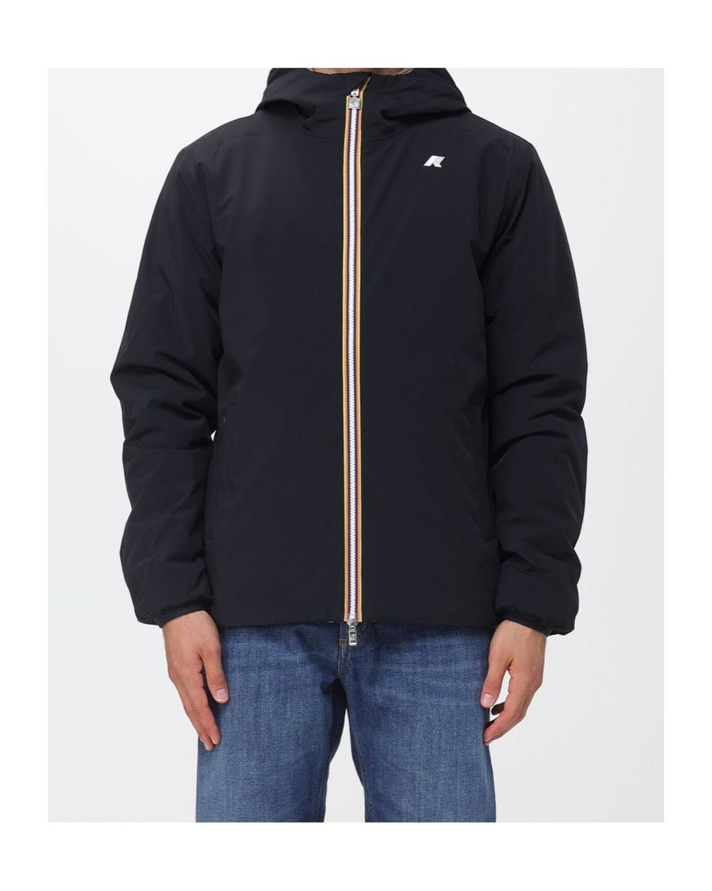 K-Way Black Jack St Warm Reversible Jacket for men