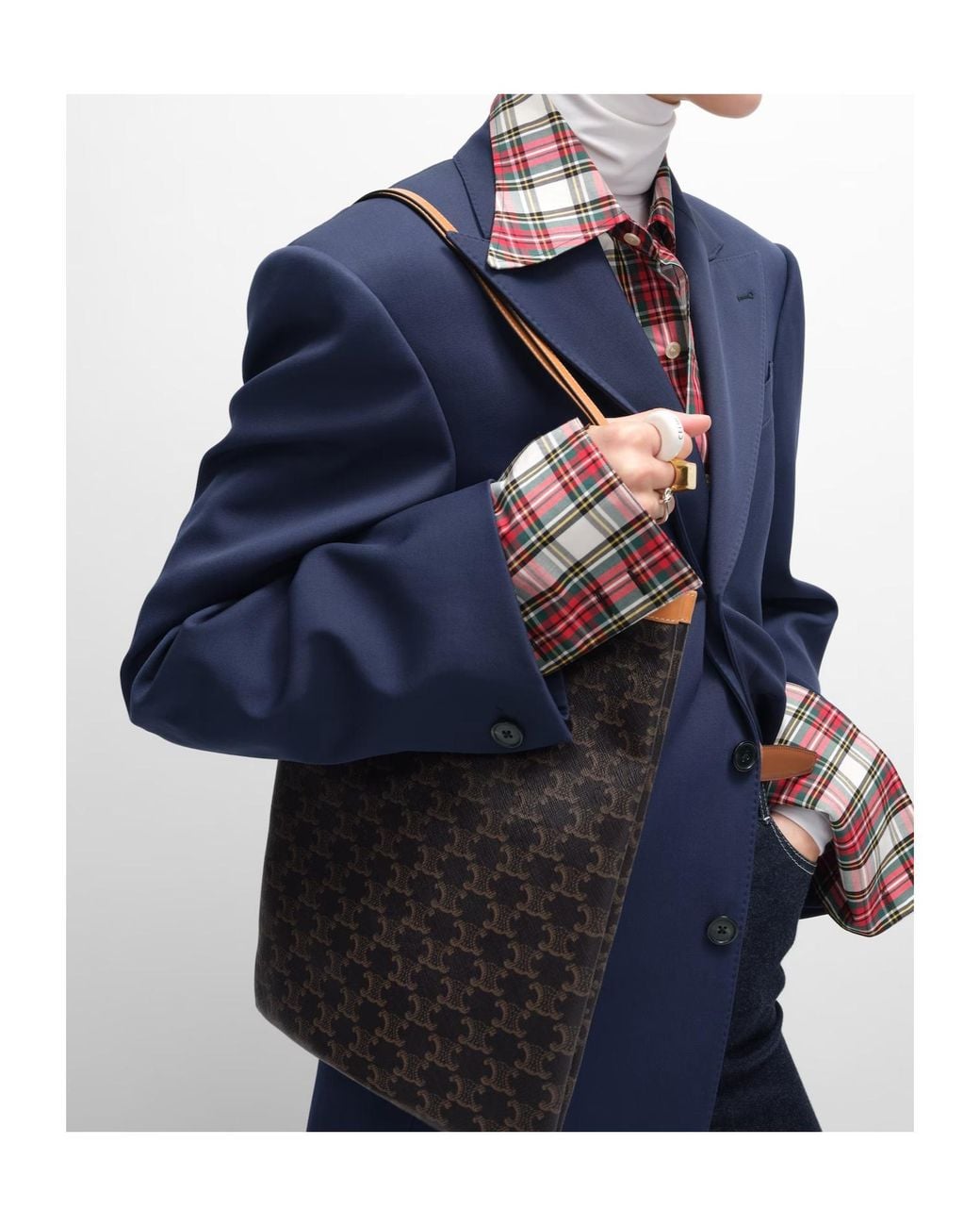 Céline Multicolor Medium Flat Shopper