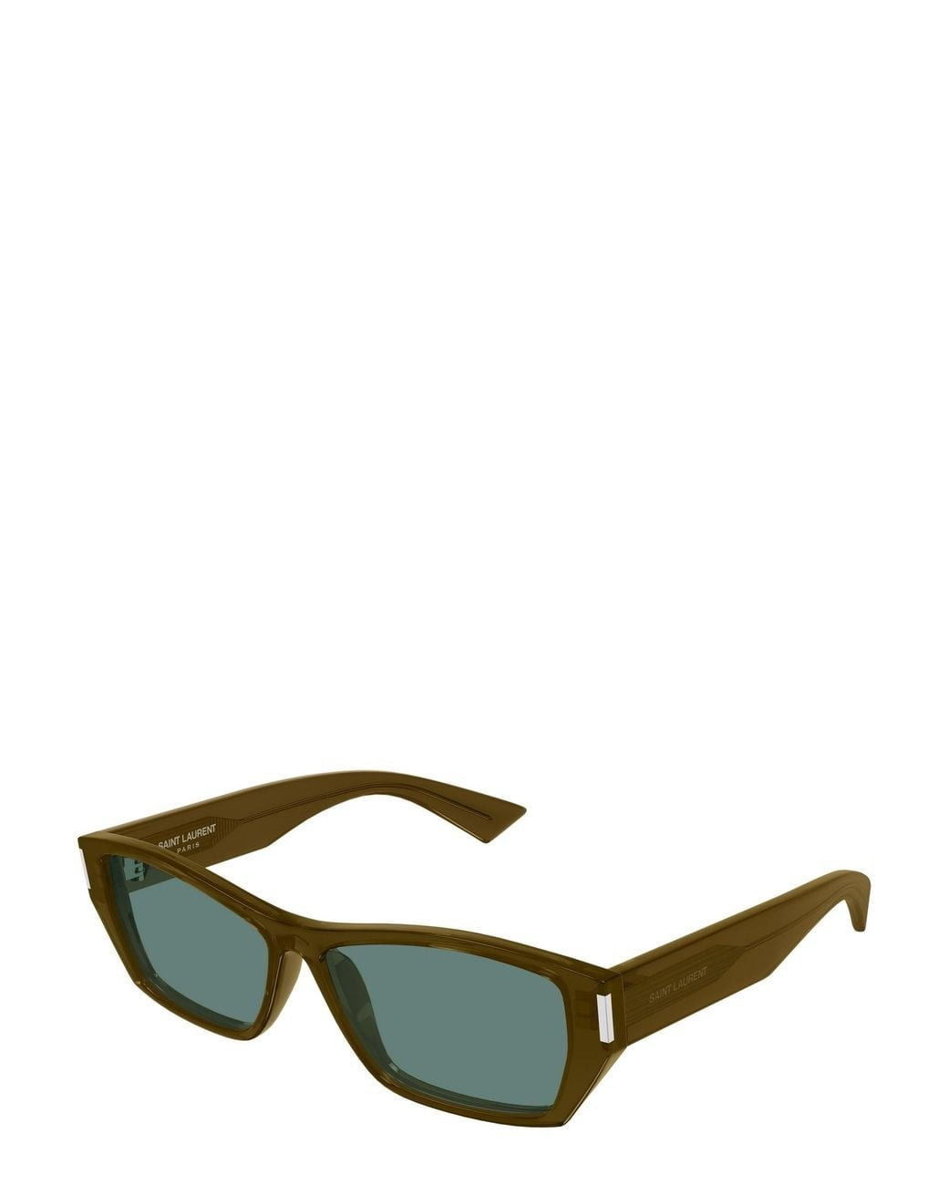 Saint Laurent Green Full-Rim Sunglasses
