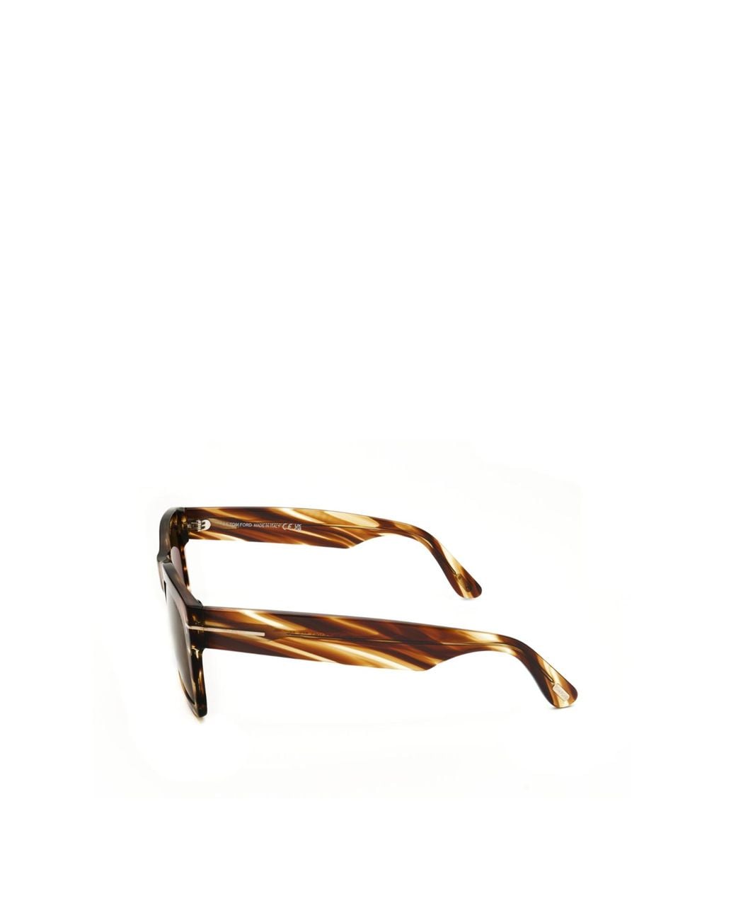 Tom Ford Metallic Eyewear Square Frame Sunglasses for men