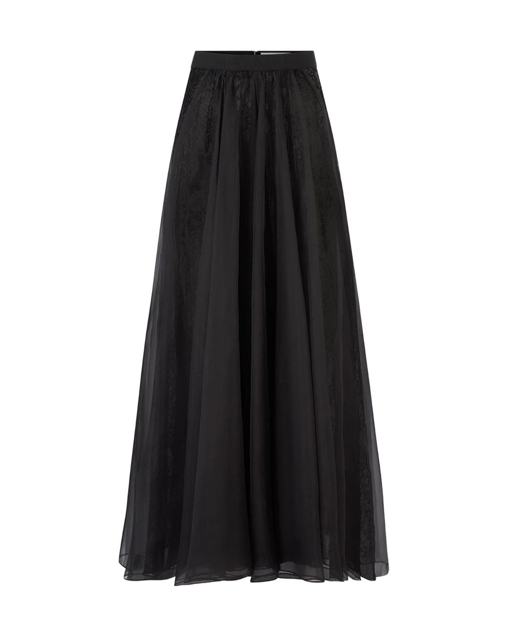 Nina Ricci Black Voluminous Maxi Skirt