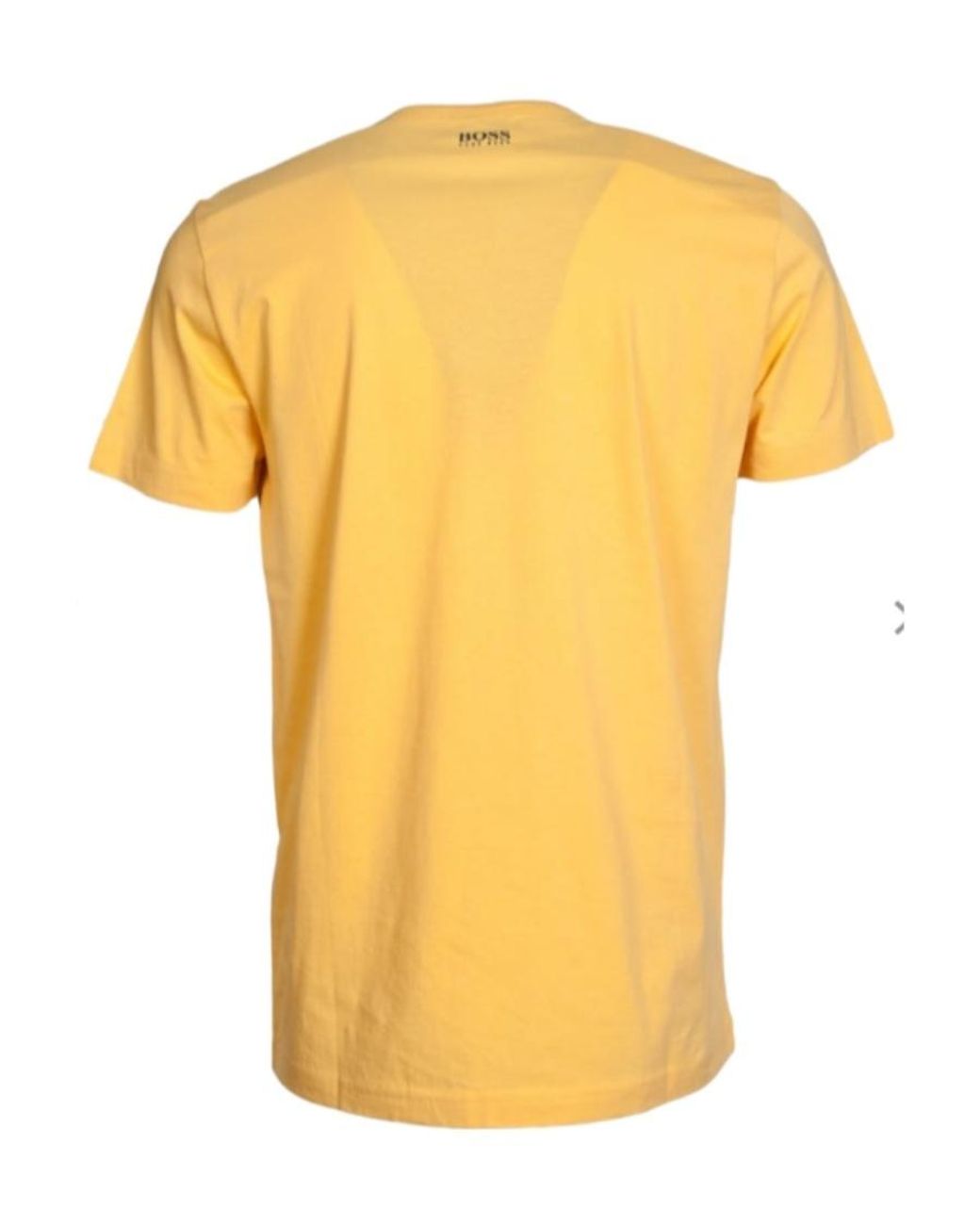 Boss Yellow Logo Details T-Shirt for men