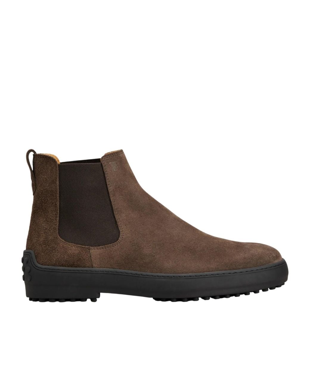 Tod's Brown Gommino Chelsea Boots for men