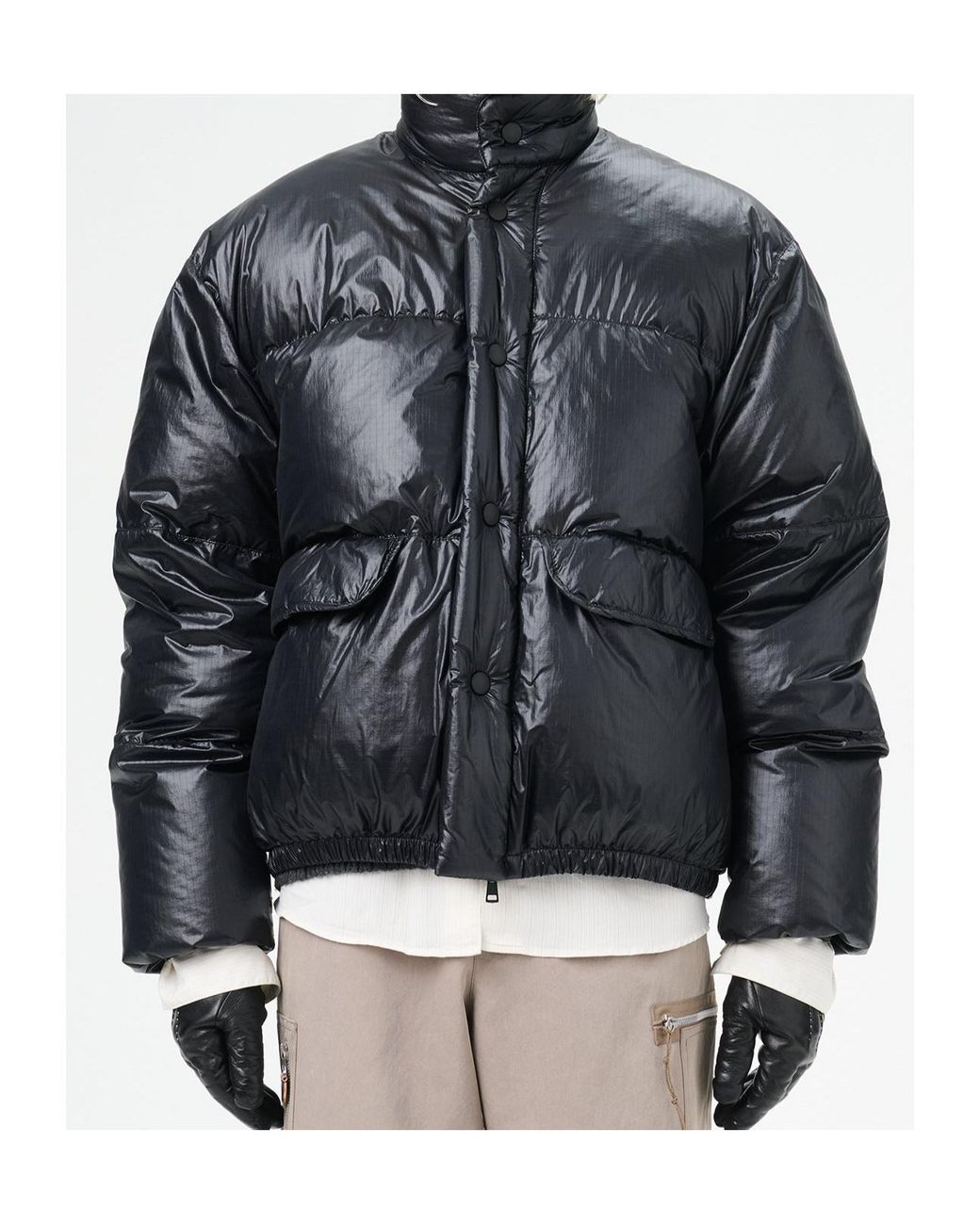 Our Legacy Black Inhale Puffer Jacket for men