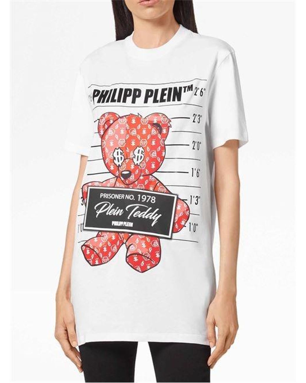 Philipp Plein White Logo Details T-Shirt