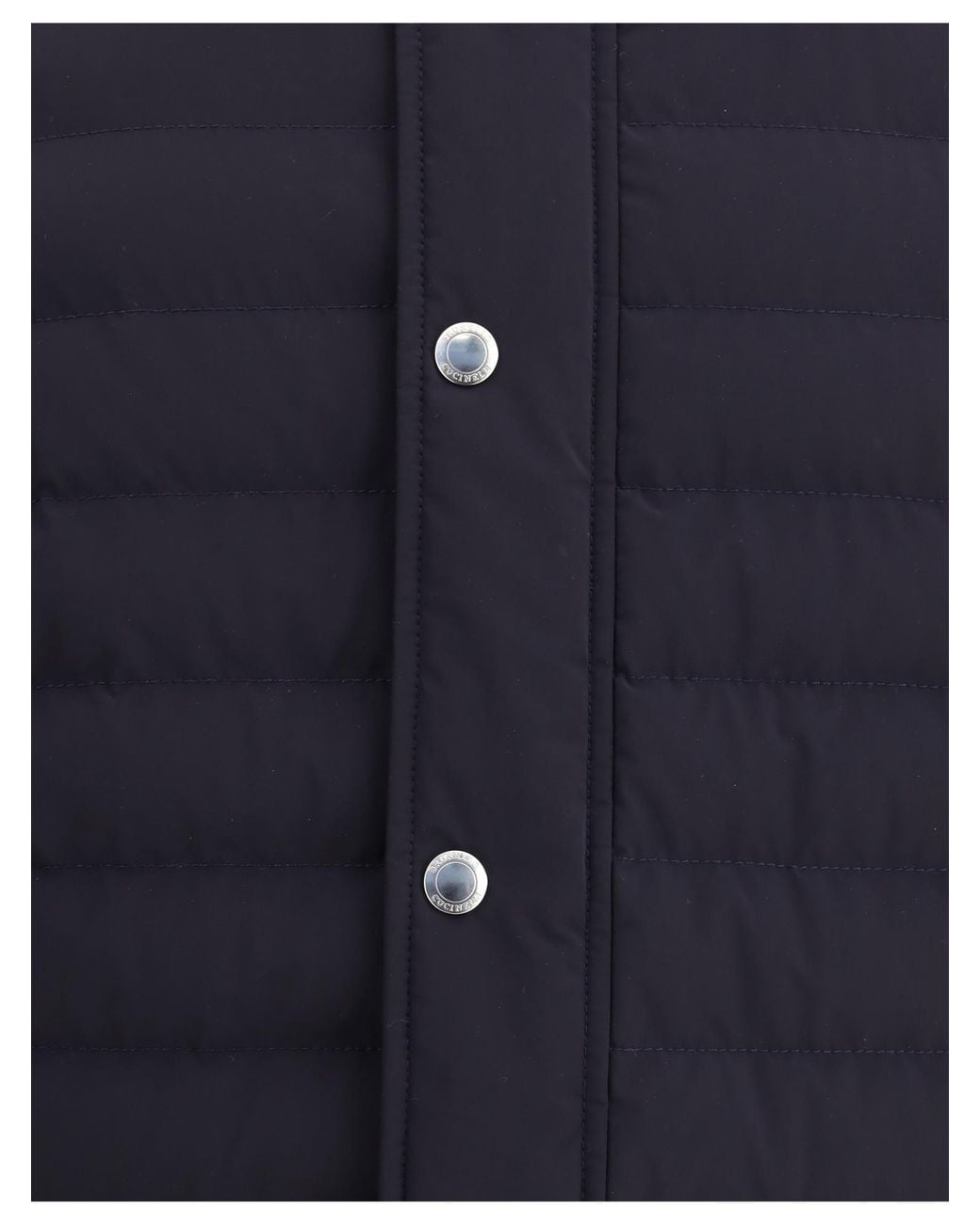 Brunello Cucinelli Blue Down Jacket for men