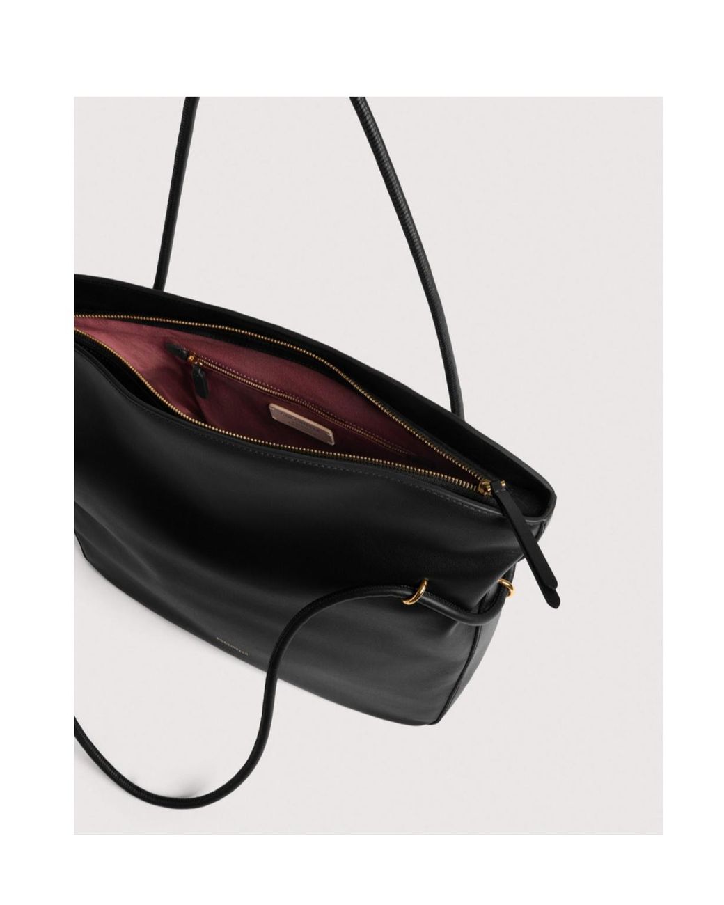 Coccinelle Black Medium Lizzie Leather Shoulder Bag