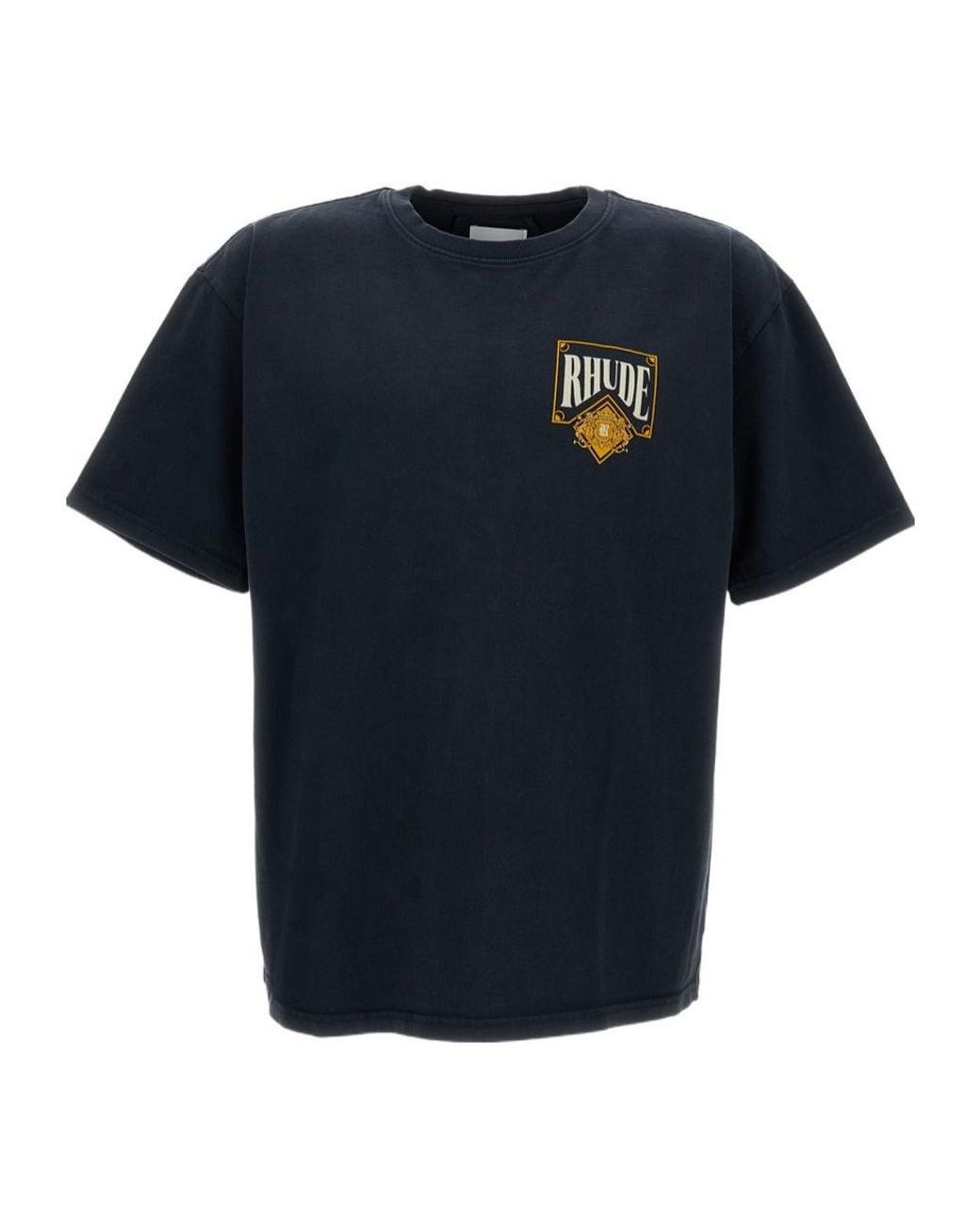 Rhude Blue Playing Card Graphic T-Shirt for men