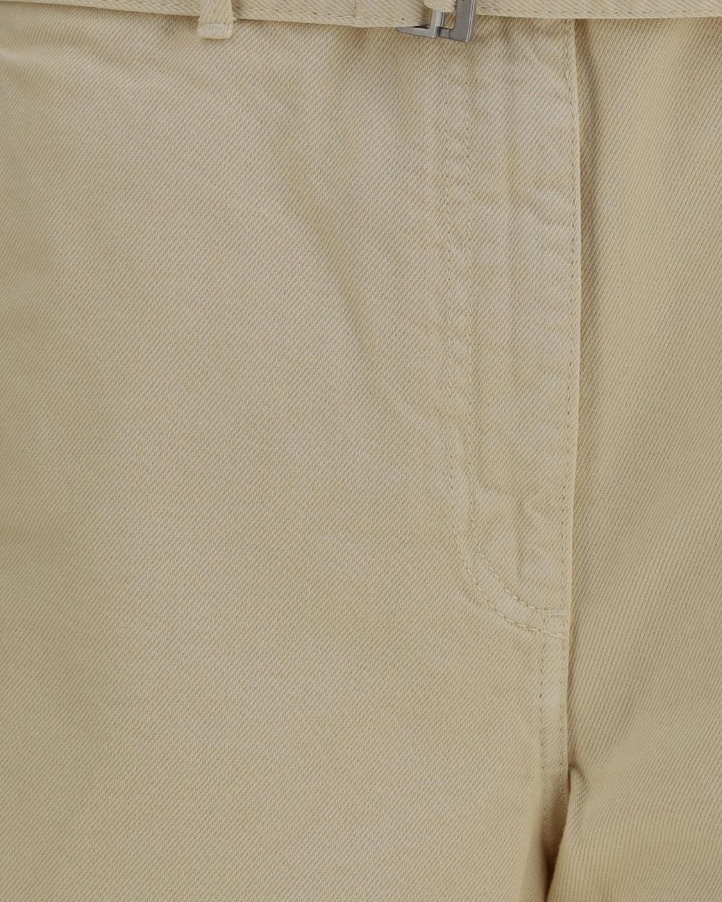Magda Butrym Natural Straight-Leg Casual Trousers