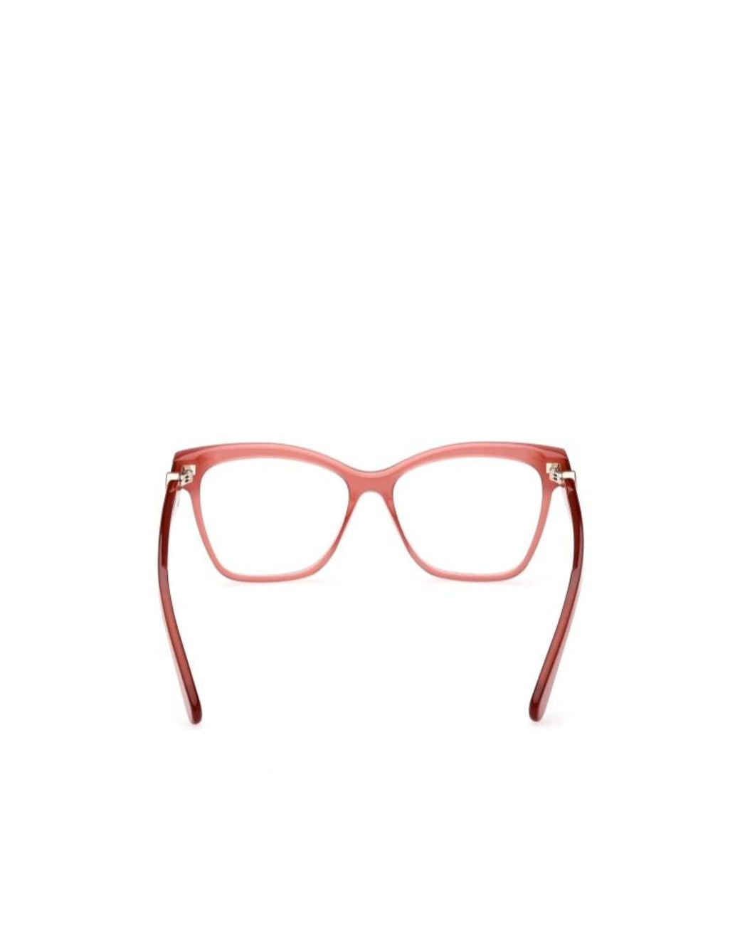 Moncler Pink Eyewear Square Frame Glasses for men