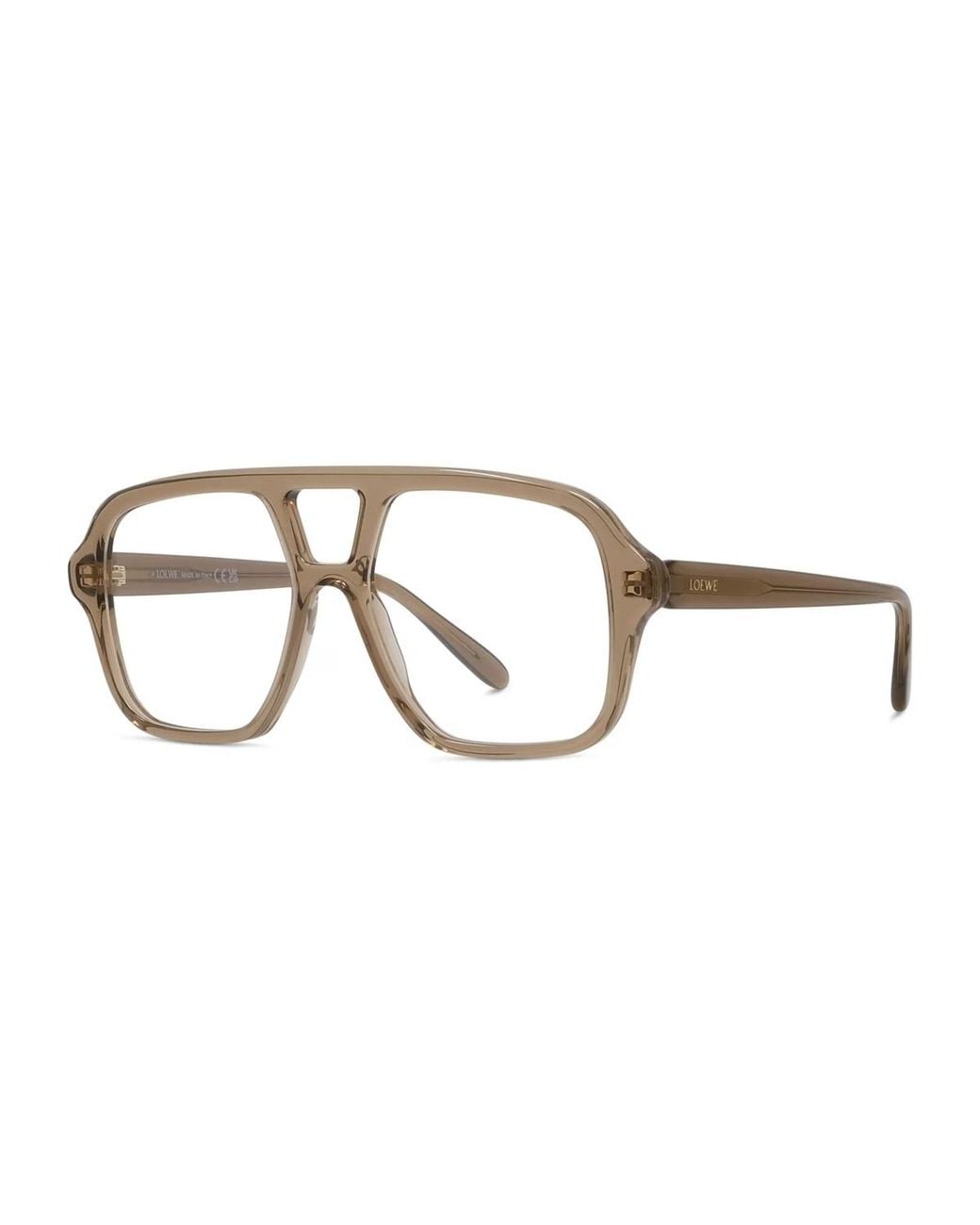 Loewe White Pilot Frame Glasses