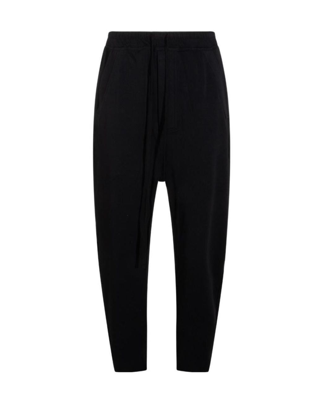 Thom Krom Black Drawstring Relaxed Pants for men