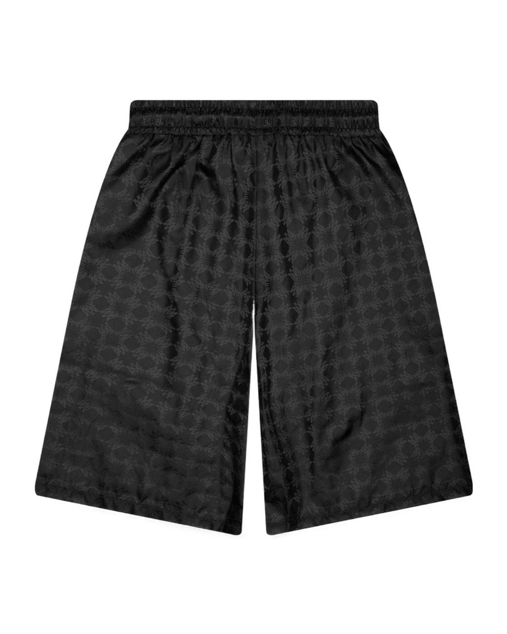 Amiri Black Ma Quad Logo Jacquard Shorts for men