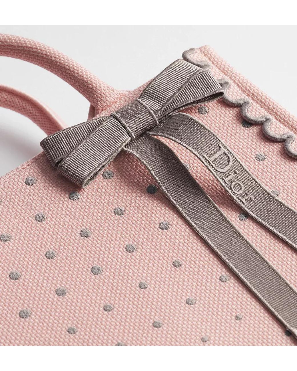 Dior Pink Small Book Tote With Strap