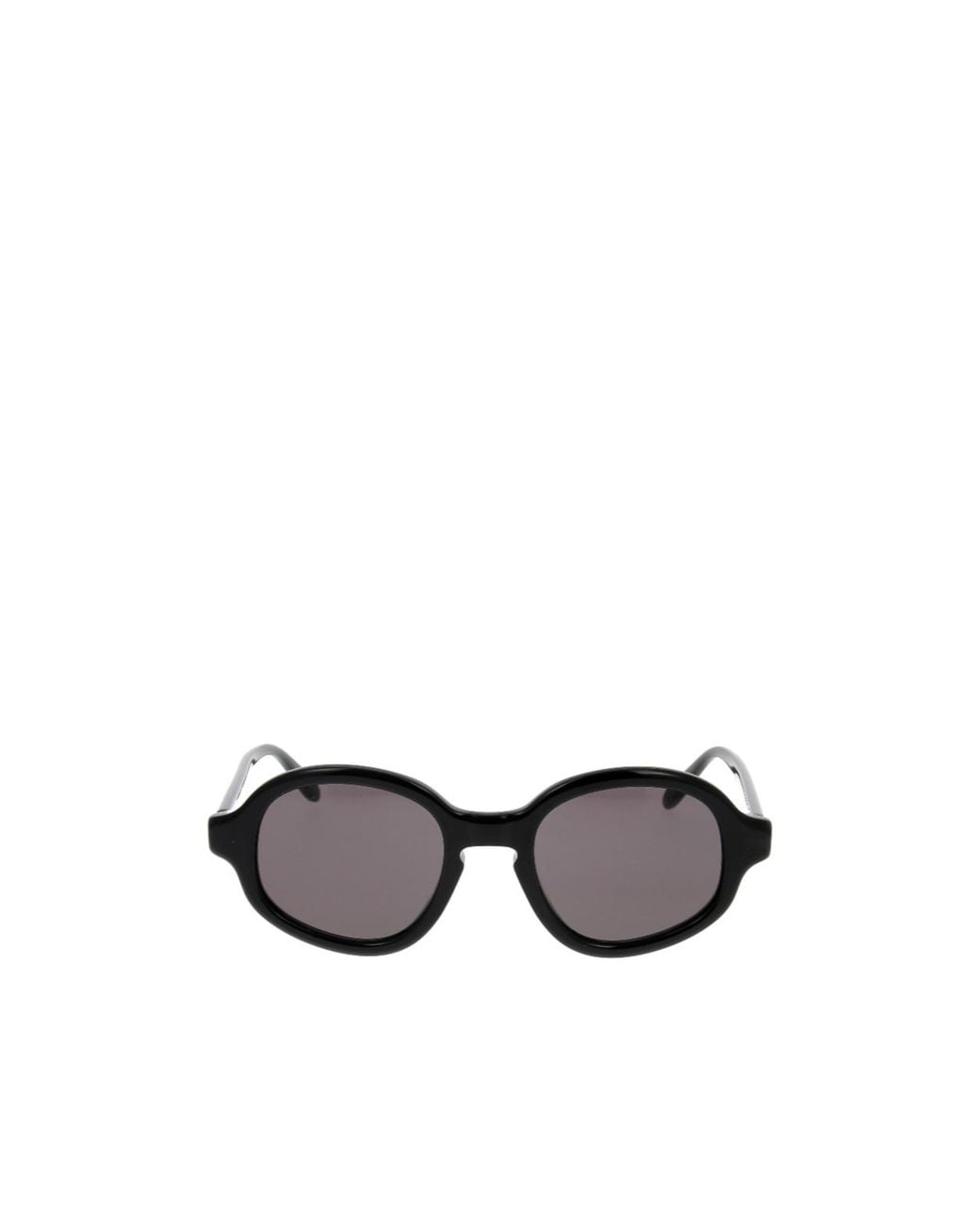 Loewe White Geometric Frame Sunglasses