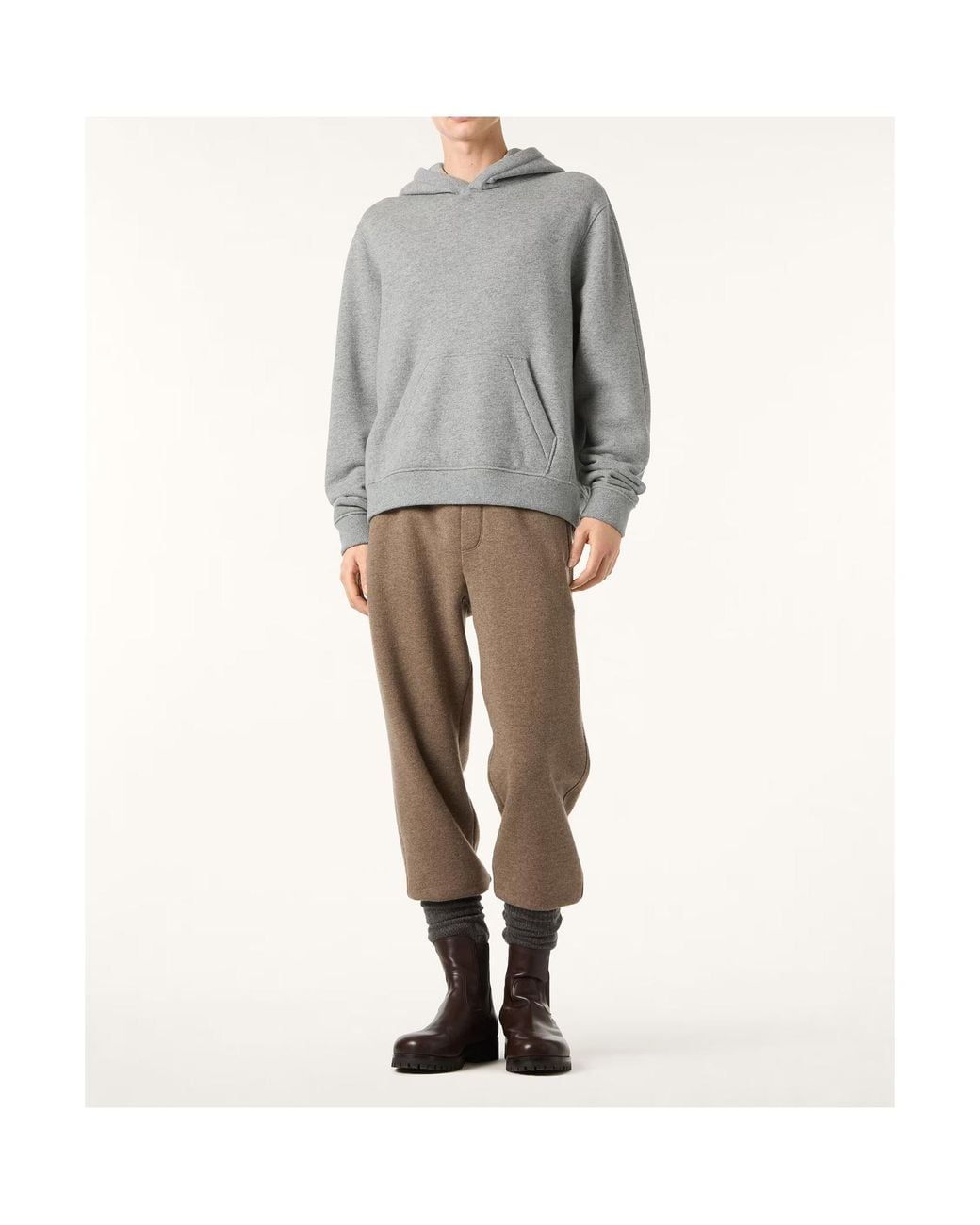 Loro Piana Gray Umbrella Pine Sweatshirt for men