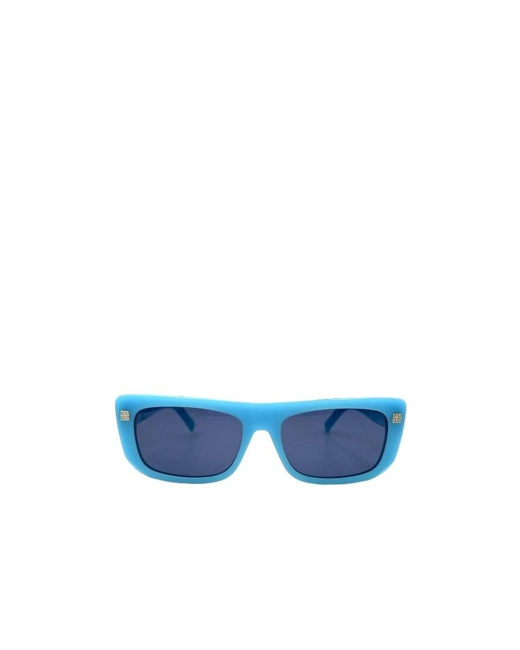 Givenchy Blue Rectangular Frame Sunglasses for men
