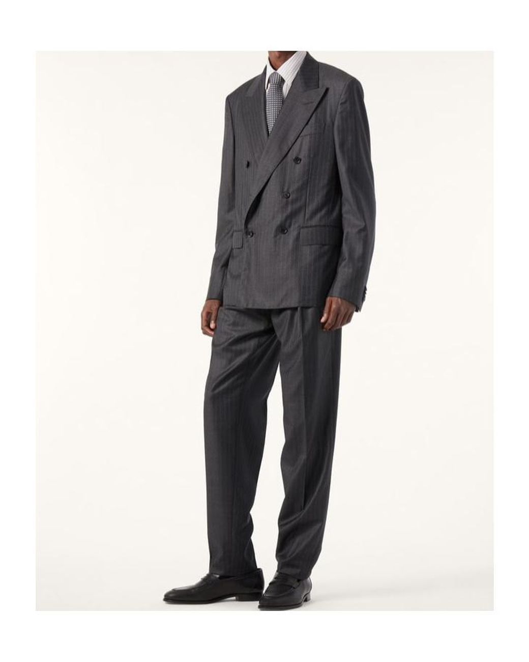 Loro Piana Black Milano Suit for men