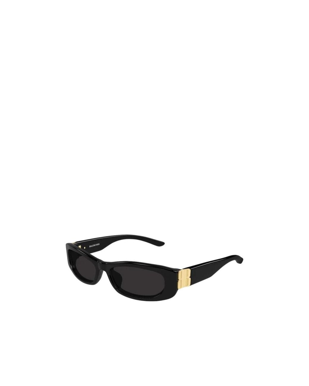 Balenciaga White Eyewear Rectangular Frame Sunglasses