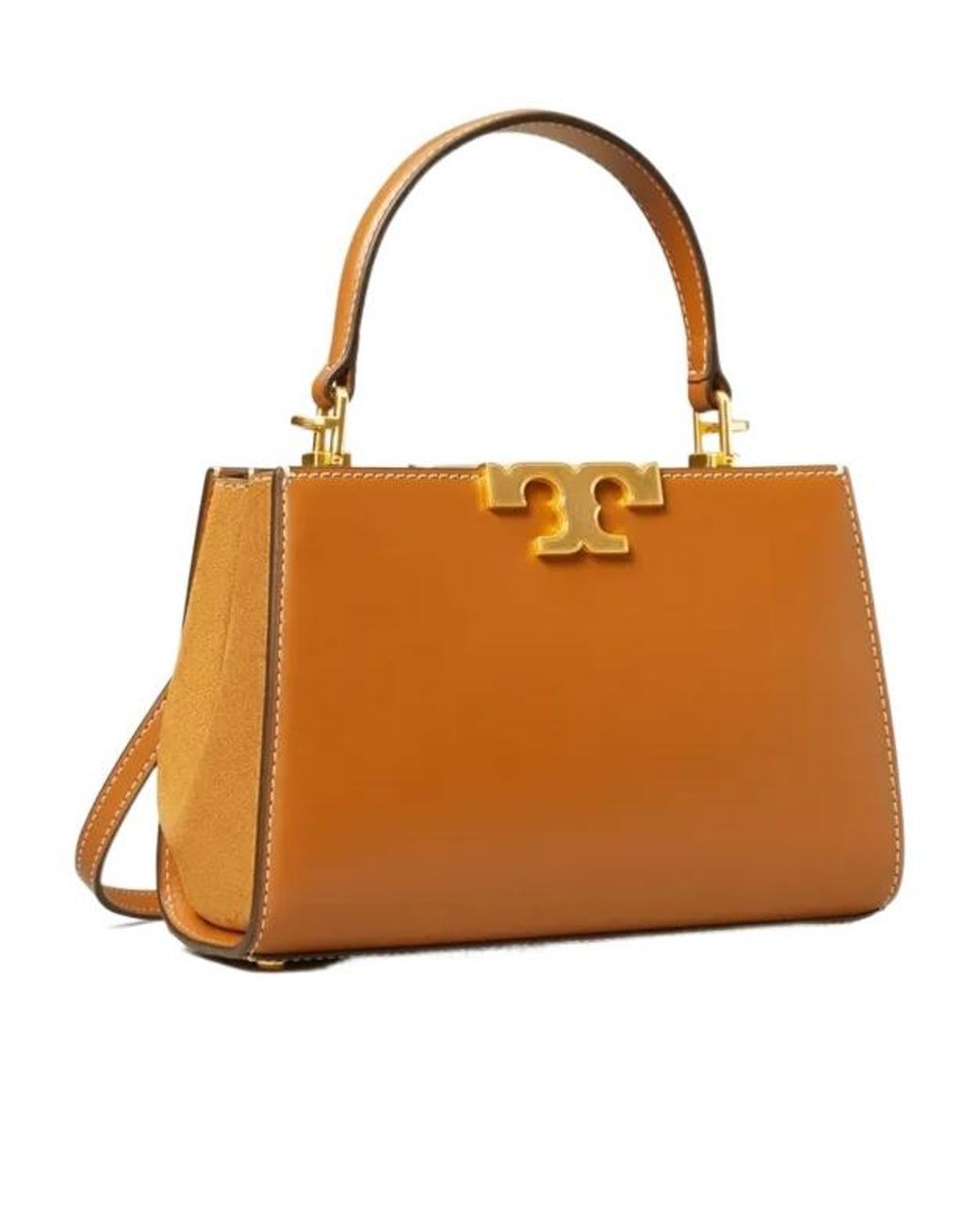 Tory Burch Brown Mini Eleanor Tote Bag