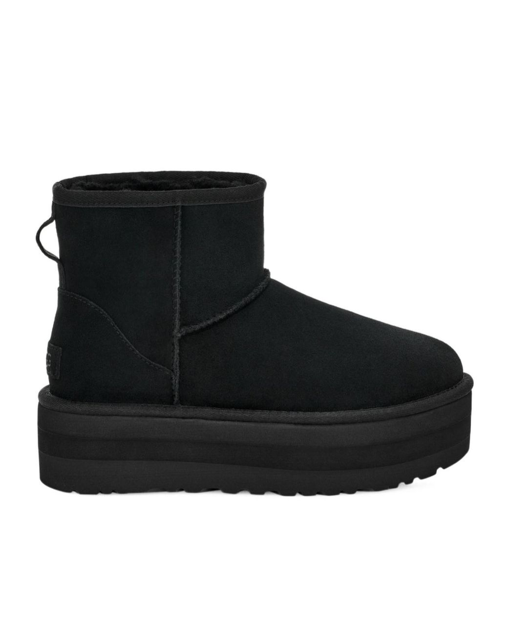 Ugg Black Thick-Soled Short Boots