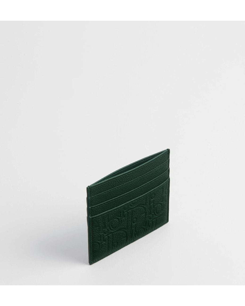 Dior Green Card Holder for men