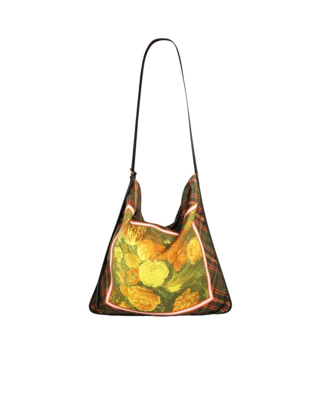 Dries Van Noten Metallic Large Scarf Bag