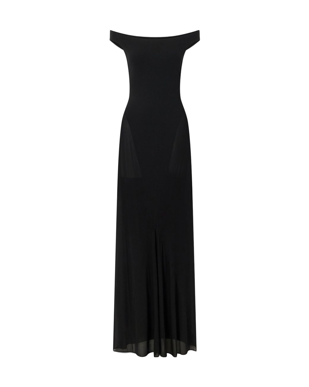 Alaïa Black Draped Knit Dress