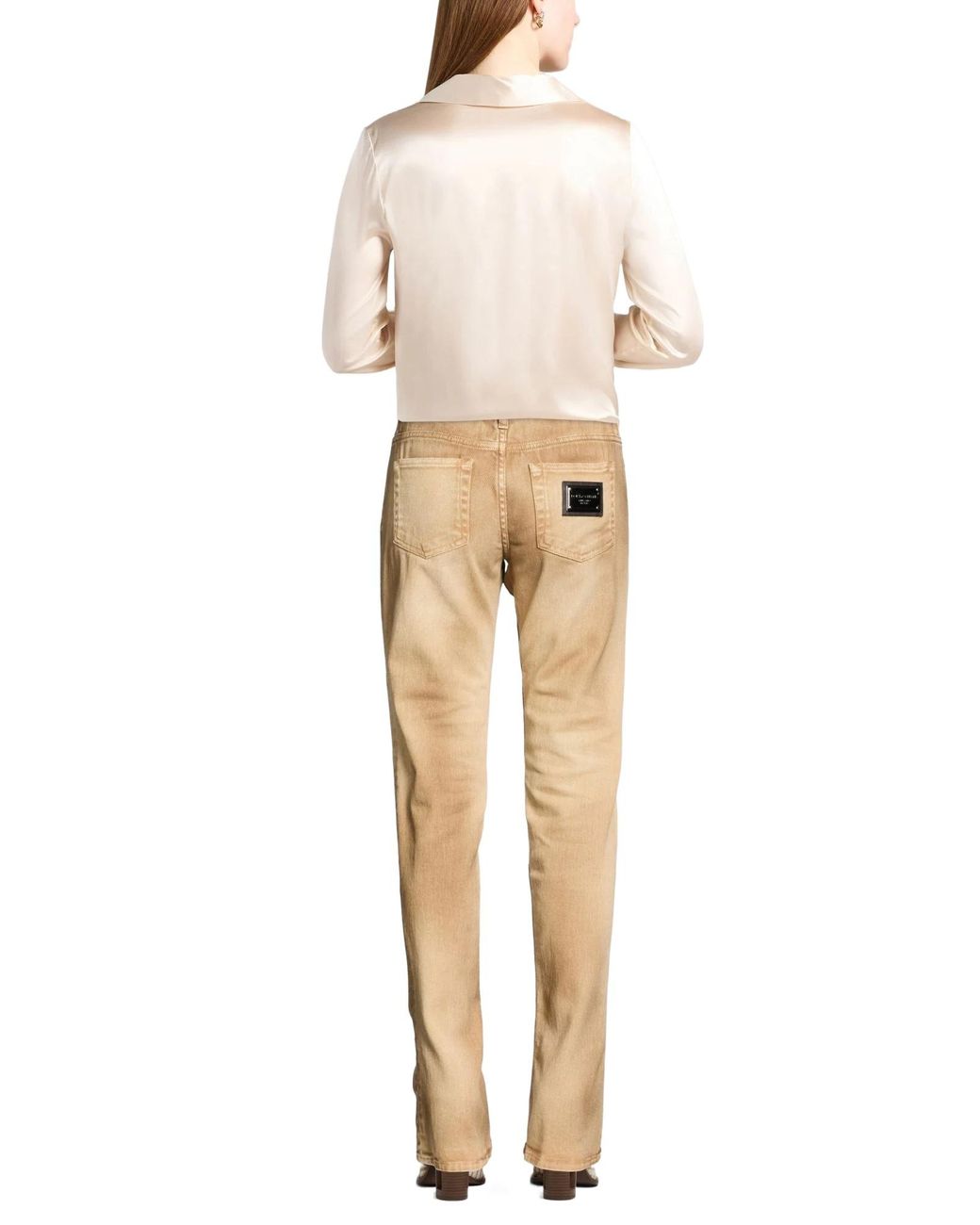 Dolce & Gabbana Natural Straightleg Jeans