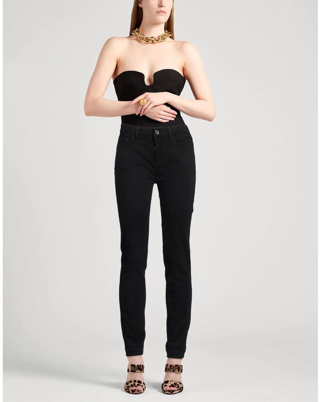Dolce & Gabbana Black Skinny Jeans