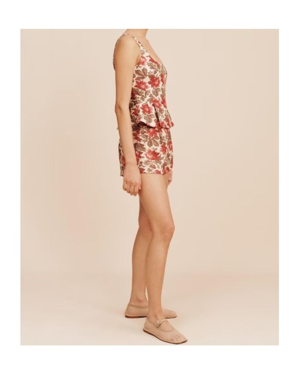 Posse Red Sleeveless Tops