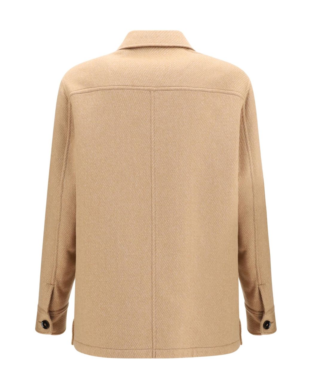 Brioni Natural Workwear Cashmere Jacket for men