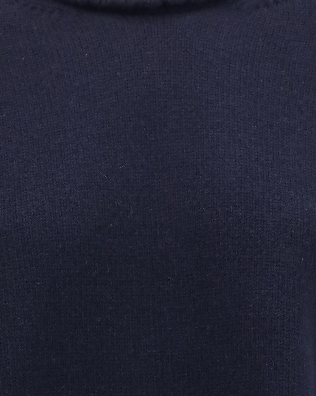 Bottega Veneta Blue High Neck Split Hem Knitted Sweater