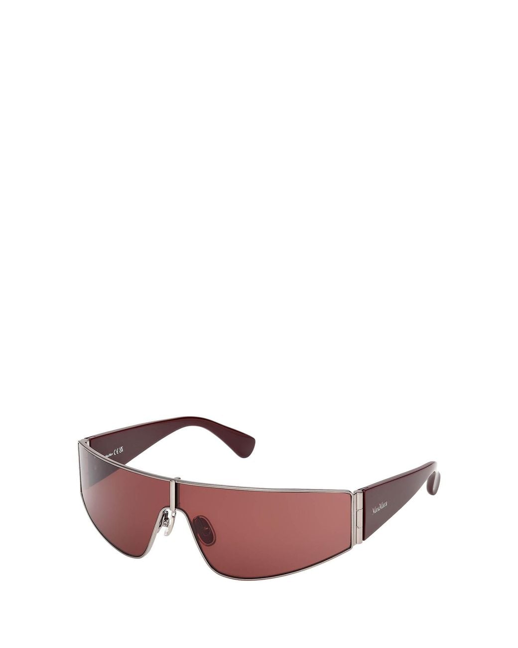 Max Mara Pink Space Shield Frame Sunglasses for men