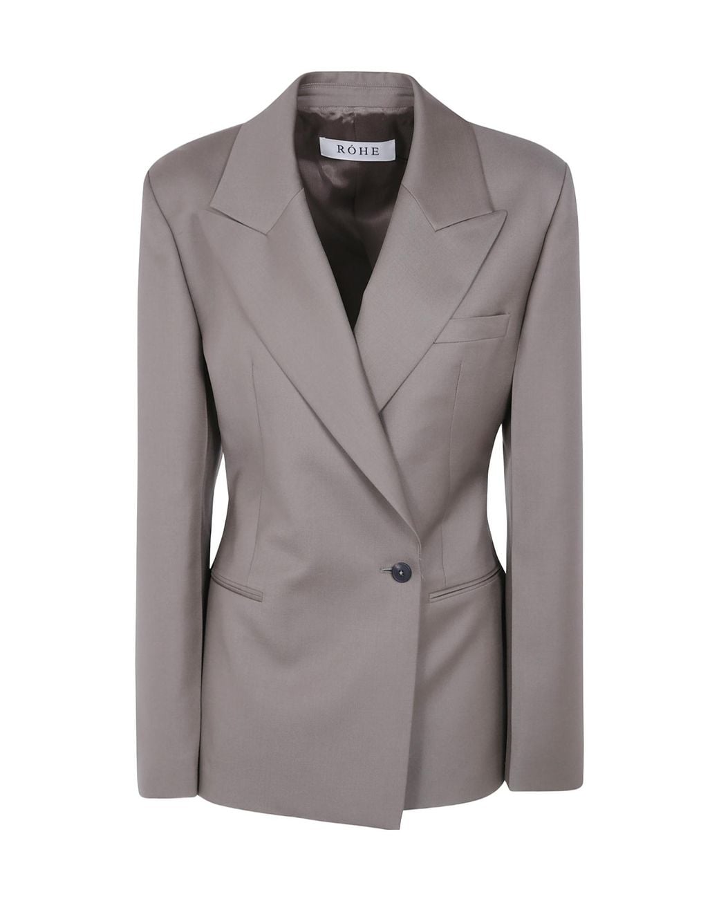 Rohe Gray Hourglass Shaped Blazer