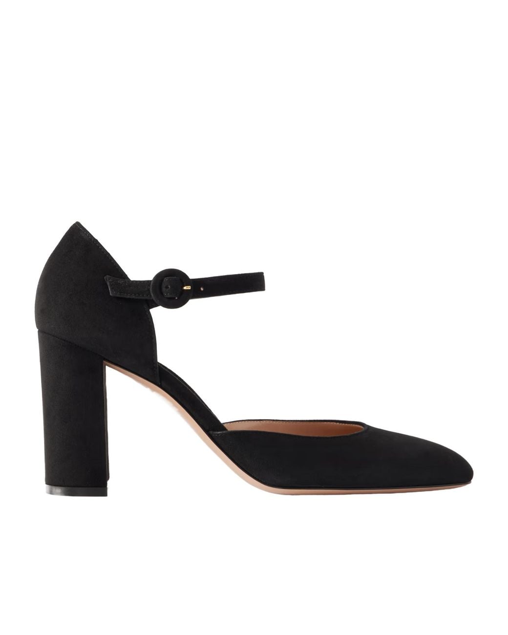 Gianvito Rossi Black Suede Pumps