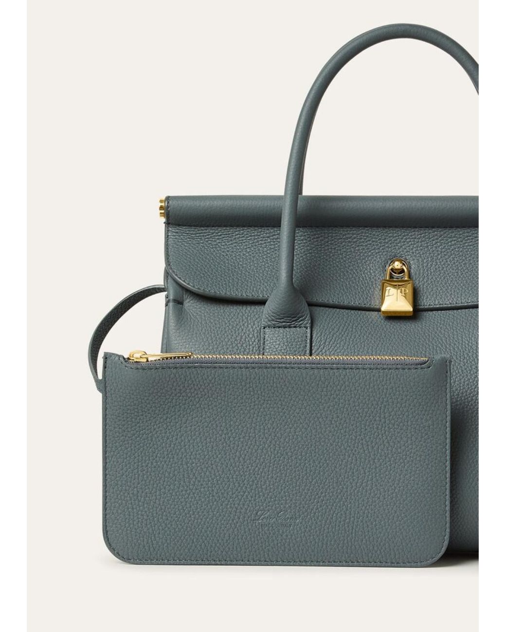 Loro Piana Gray Loom Bag L25