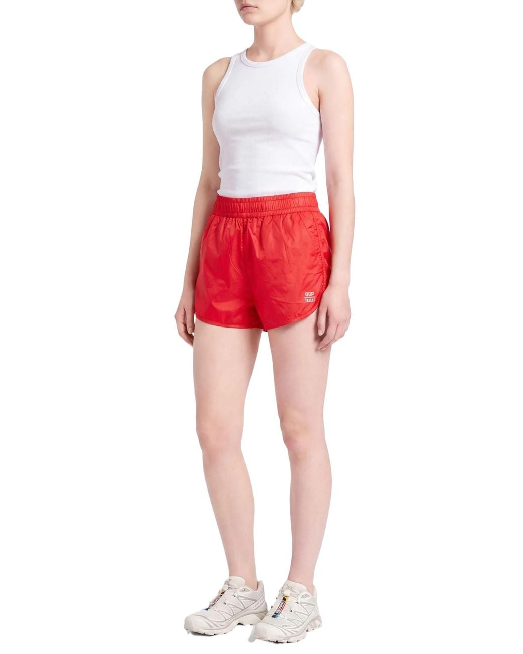 Isabel Marant Red Solidcolor Hot Shorts