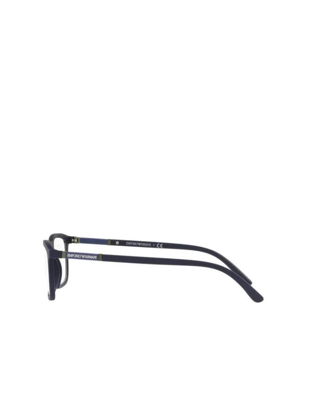 Emporio Armani White Rectangular Frame Sunglasses for men