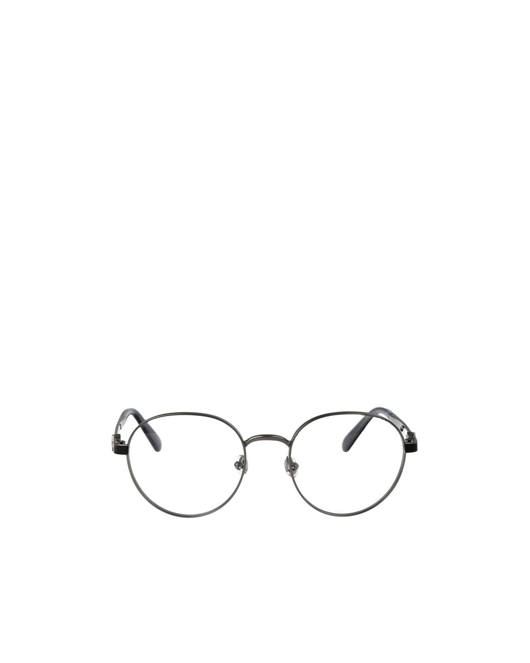 Moncler White Eyewear Ml5179 Round Glasses And Frames for men