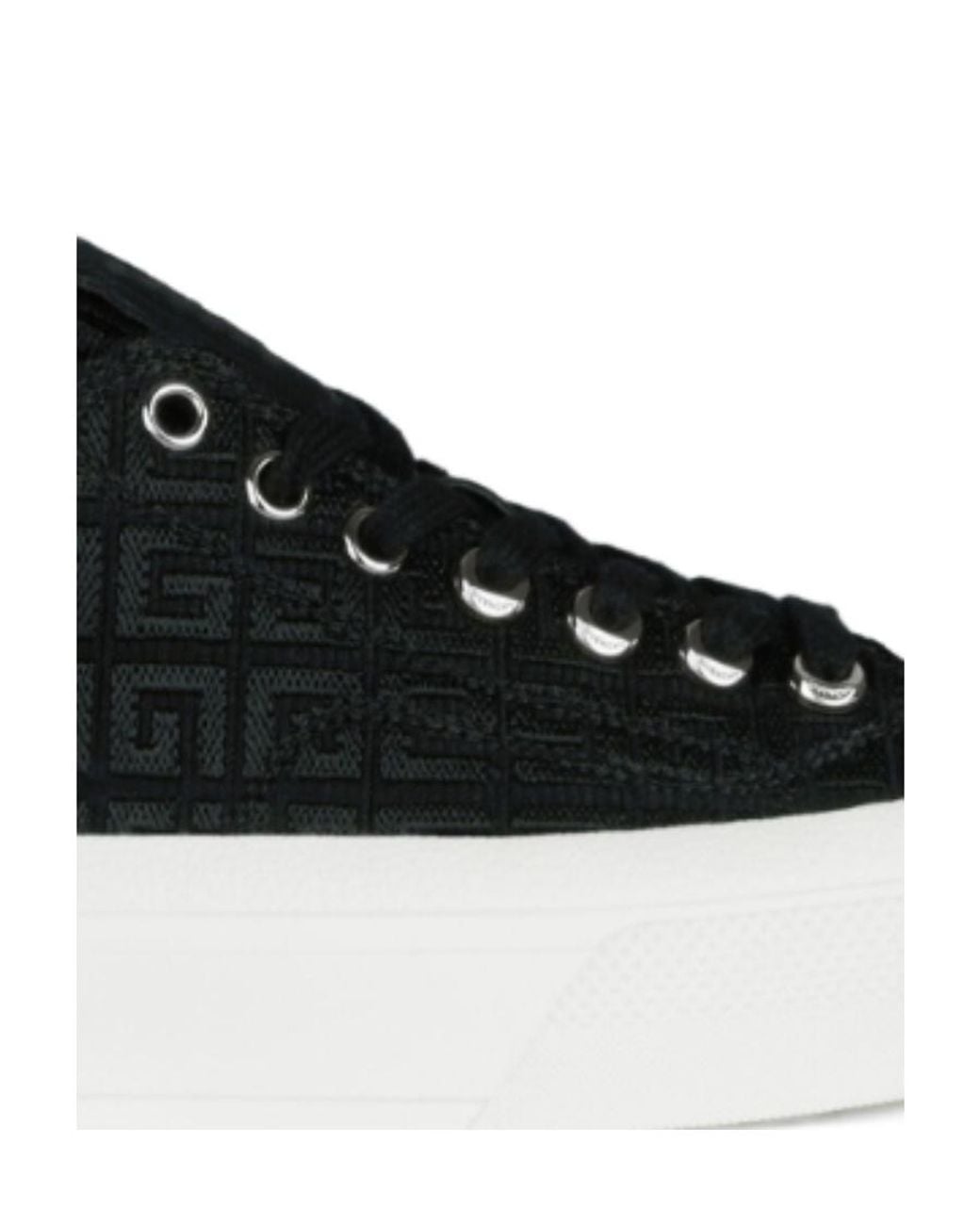 Givenchy Black 4G Jacquard Sneakers
