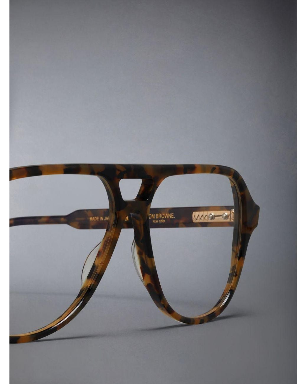 Thom Browne Multicolor Tortoise Acetate Glasses for men