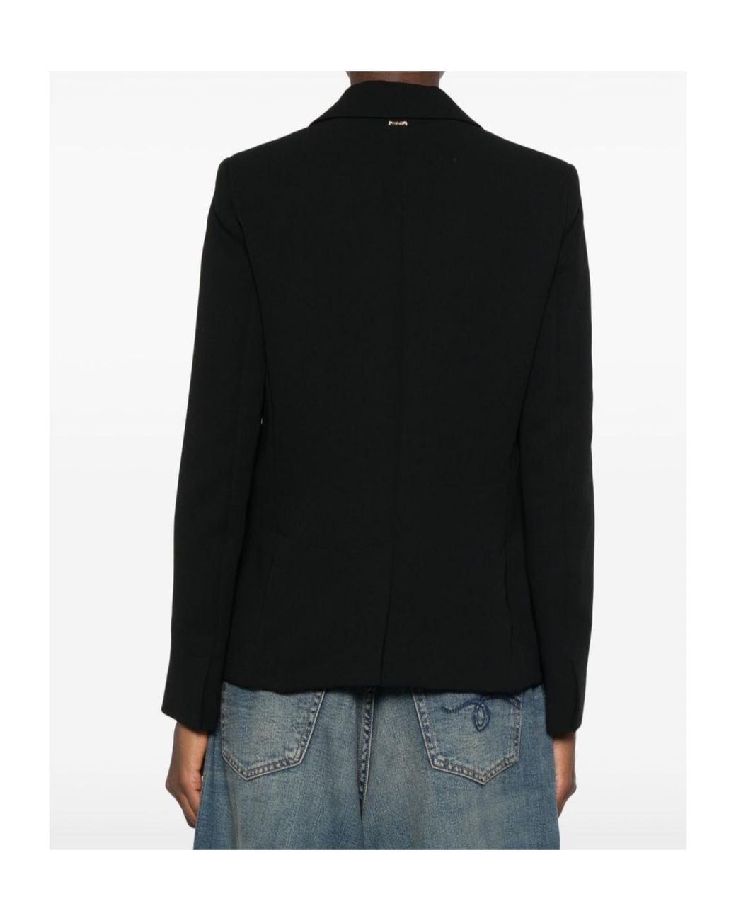 Twinset Black Heart-Button Blazer